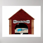 Dog House Man Print
