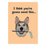 Dog Humor Need Mop Business Card Templates