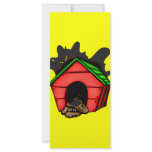 Dog In Dog House Rack Card