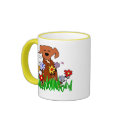 Dog In Garden Dog Lover mug
