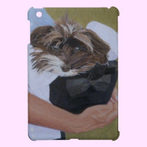 Dog in Hat at Horseshow ipad mini cases