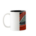 Dog in Red CAr mugs by CecilyMitchell Dog in Red CAr mugs