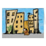 Dog in the City Greeting Cards