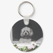 dog in window keychains by slader48 dog in window keychains