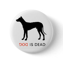 Dog is Dead button by de_volution Dog is Dead button