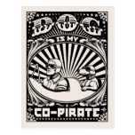 Dog is My Co-Pirate Postcards