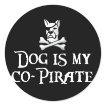 Dog is my Co-Pirate stickers by XanARu Dog is my Co-Pirate stickers