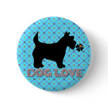Dog Love Botton buttons