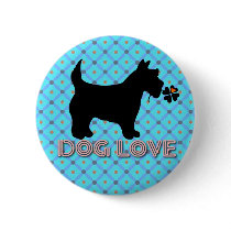 Dog Love Botton buttons