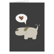 Dog Love card