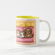 Dog Love Coffee Mug by jamiecreates1 Dog Love Coffee Mug