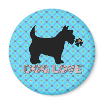 Dog Love Design Magnet