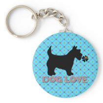 Dog Love Keychain