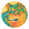 Dog Lover Alaskan Malamute Stickers