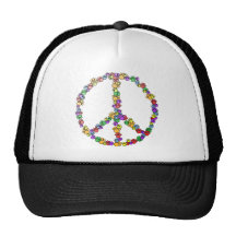 Dog Lover Peace Mesh Hats