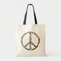 Dog Lover Peace Tote Bag