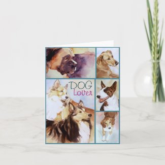 DOG Lover Watercolor Portraits Notecards
