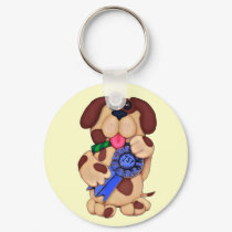 Dog Lover's Clay Art Key Chain keychains