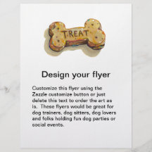 Dog lovers flyer for dogs party business class