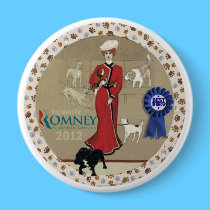 Dog Lovers for Romney buttons