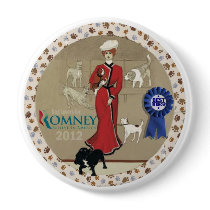 Dog Lovers for Romney Pinback Button