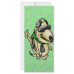 Dog Loves Music Custom Rack Card