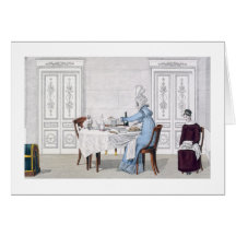 Dog Mania, plate 106 from 'Le Bon Genre, 1818 (col Greeting Cards