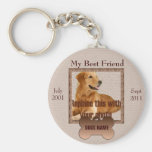 Dog Memorial Brown Tones Key Chains
