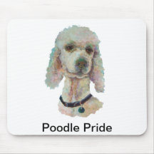 Dog Mouse Pad-Poodle Pride