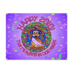 Dog New Years Greeting Cards