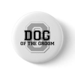 Dog of the Groom Cheer Pins