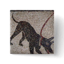 Dog on a leash, from Pompeii Pins