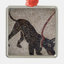 Dog on a leash, from Pompeii Christmas Ornaments