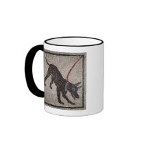 Dog on a leash, from Pompeii Mug