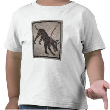Dog on a leash, from Pompeii Tees