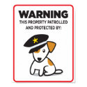 dog on guard sign posters by gollykim dog on guard sign posters
