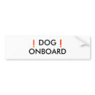 standard_bumpersticker - DOG ONBOARD