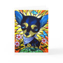 DOG PAINTING ART CHIHUAHUA - MULTI cards