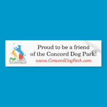 Dog Park Bumper Sticker bumper stickers