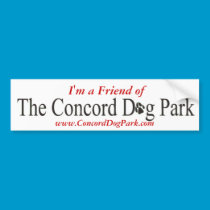 Dog Park Bumper Sticker bumper stickers