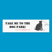 Dog Park Bumper Sticker bumper stickers