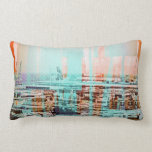 Dog patching Panorama in San francisco city pillows