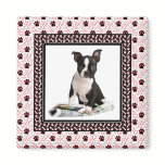 Dog Paw and Bone Pet Photo Template magnets