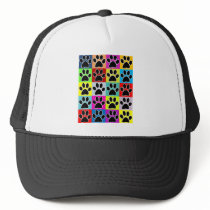 dog paw coloured hat
