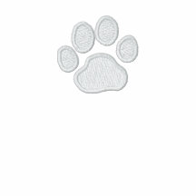 Dog Paw Print with Custom Text and Colors Track Jackets