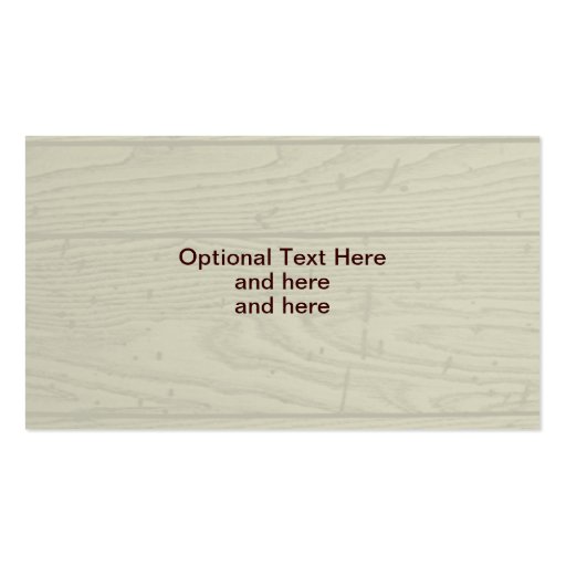 Dog Paw Prints on Wood Style Background Business Cards (back side)