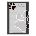 Dog Paw Stationery