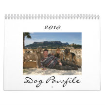 Dog Pawfile Calendar 2010