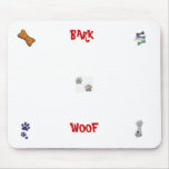 DOG PAWS, dog toy, DOG BONE, dog bones, dog paw... Mousepad