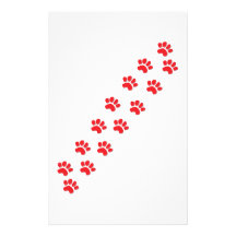 Dog Paws Stationery